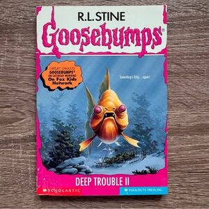 1997 R.L. Stine Goosebumps #58 Deep Trouble 1st Printing Bookmark Cards